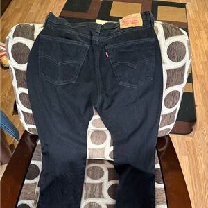 Levi's Dark Blue Denim Jeans